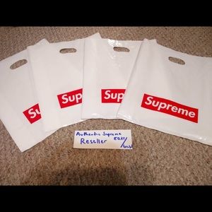 Supreme shopping bags
